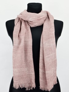 CS021-W-02 Szalik damski pudrowy róż