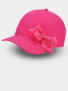 CD065-G-01 Czapka z daszkiem z kokardką róż