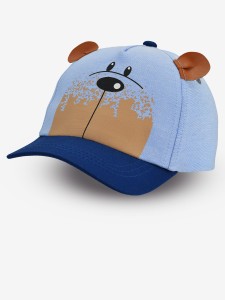 CD073-B-01 Czapka z daszkiem pies ciemno niebieska
