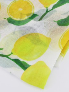 CS022-W-01 Szalik damski cytrusy mix