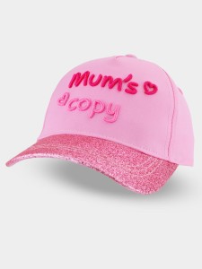 CD115-G-01 Czapka z daszkiem mums copy jasny róż