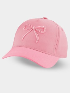 CD119-G-01 Czapka z daszkiem kokarda róż