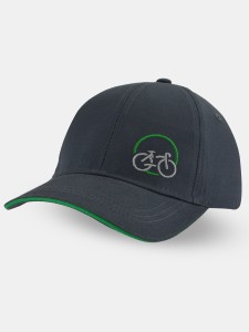 CD131-B-01 Czapka z daszkiem rower grafit