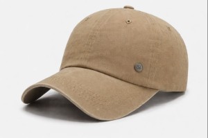 CD151-M-03 Czapka z daszkiem z blaszką ciemny beż