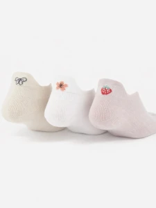 ST123-W-01 Stopki damskie z haftem mix EUR 36-41