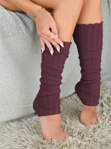 SL001-W-12 Ocieplacz damski burgundy onesize